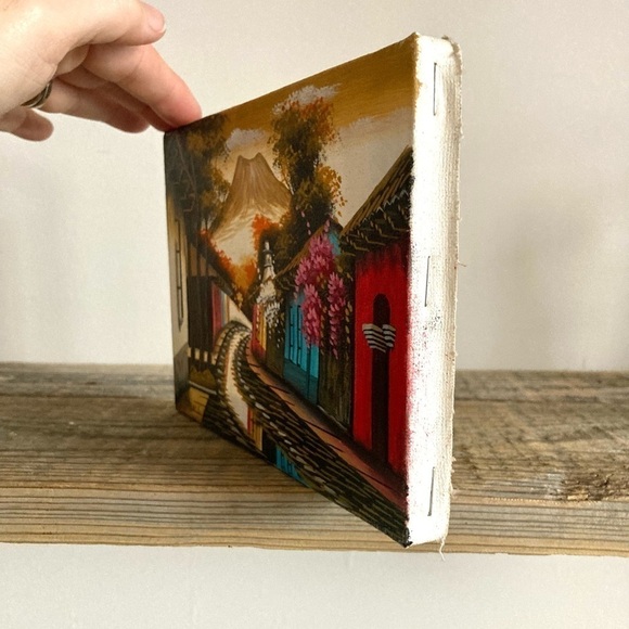 Original oil painting by Edgar S. 5x7 - Picture 3 of 4